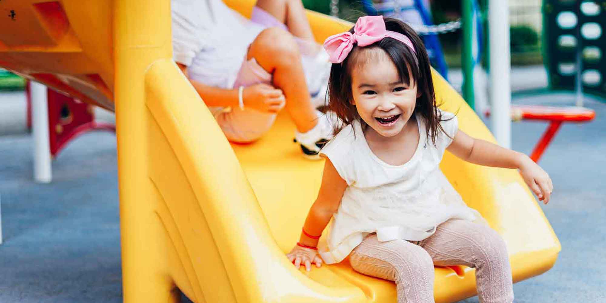 Toddler Playing Outside