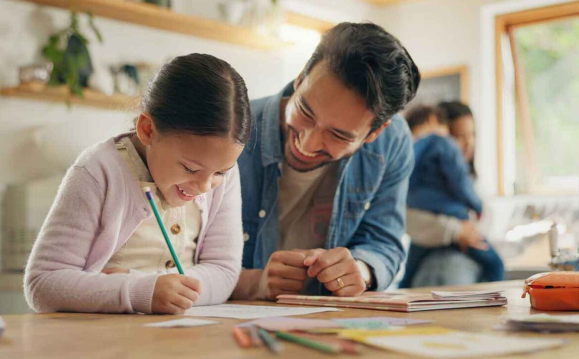 Parent Teaching Child