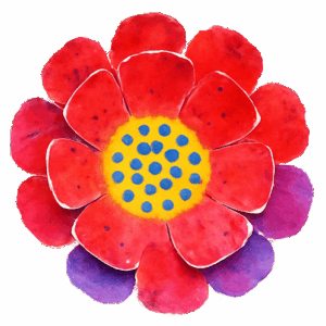 Tinkering Tots Painted Paper Plate Flowers